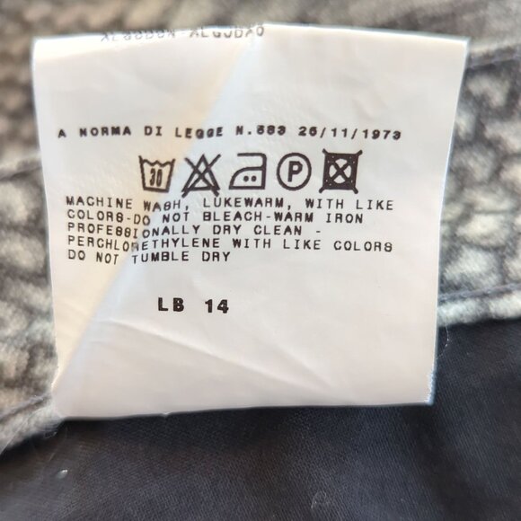 Just Cavalli Women’s Snake Print Pants Sz 44 Sz 12 Made in Italy ITTIERRE USA - Picture 13 of 16